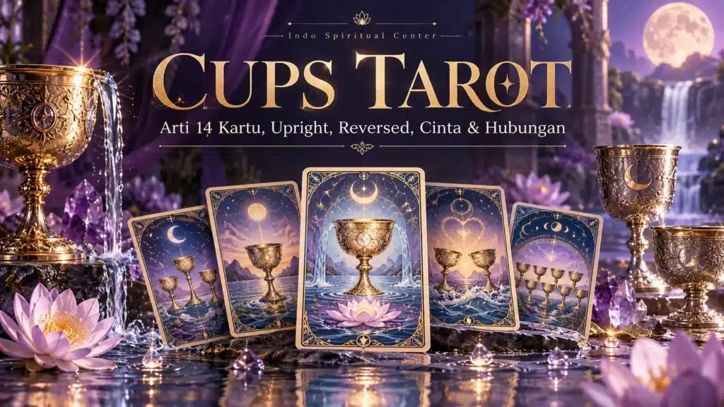 terjemahan makna lengkap dari 14 kartu cups tarot