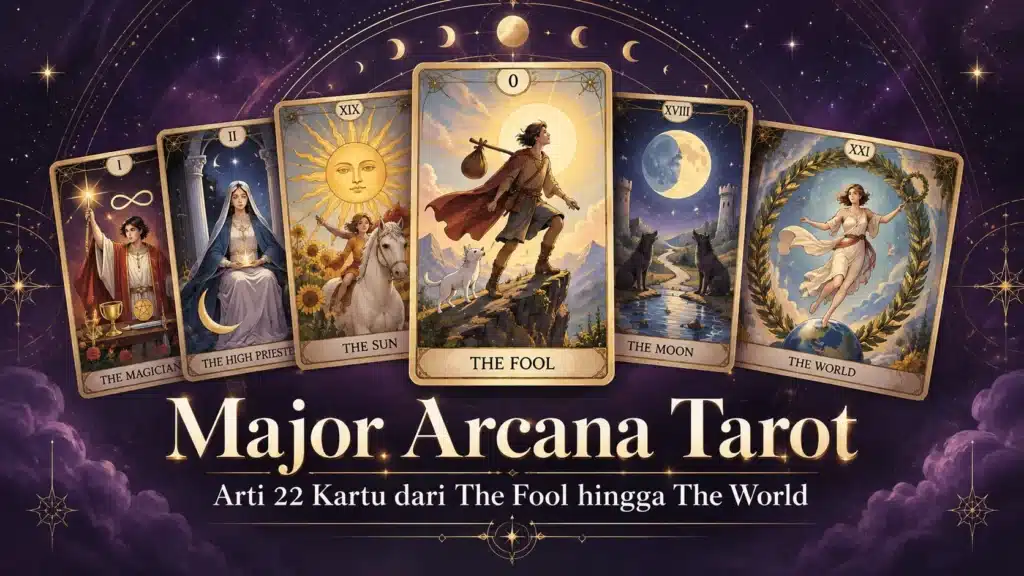 arti 22 kartu major arcana dalam tarot